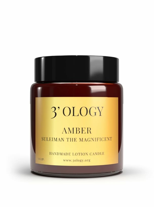 3'OLOGY Amber Suleiman The Magnificent Handmade Lotion Candle, 125 gr