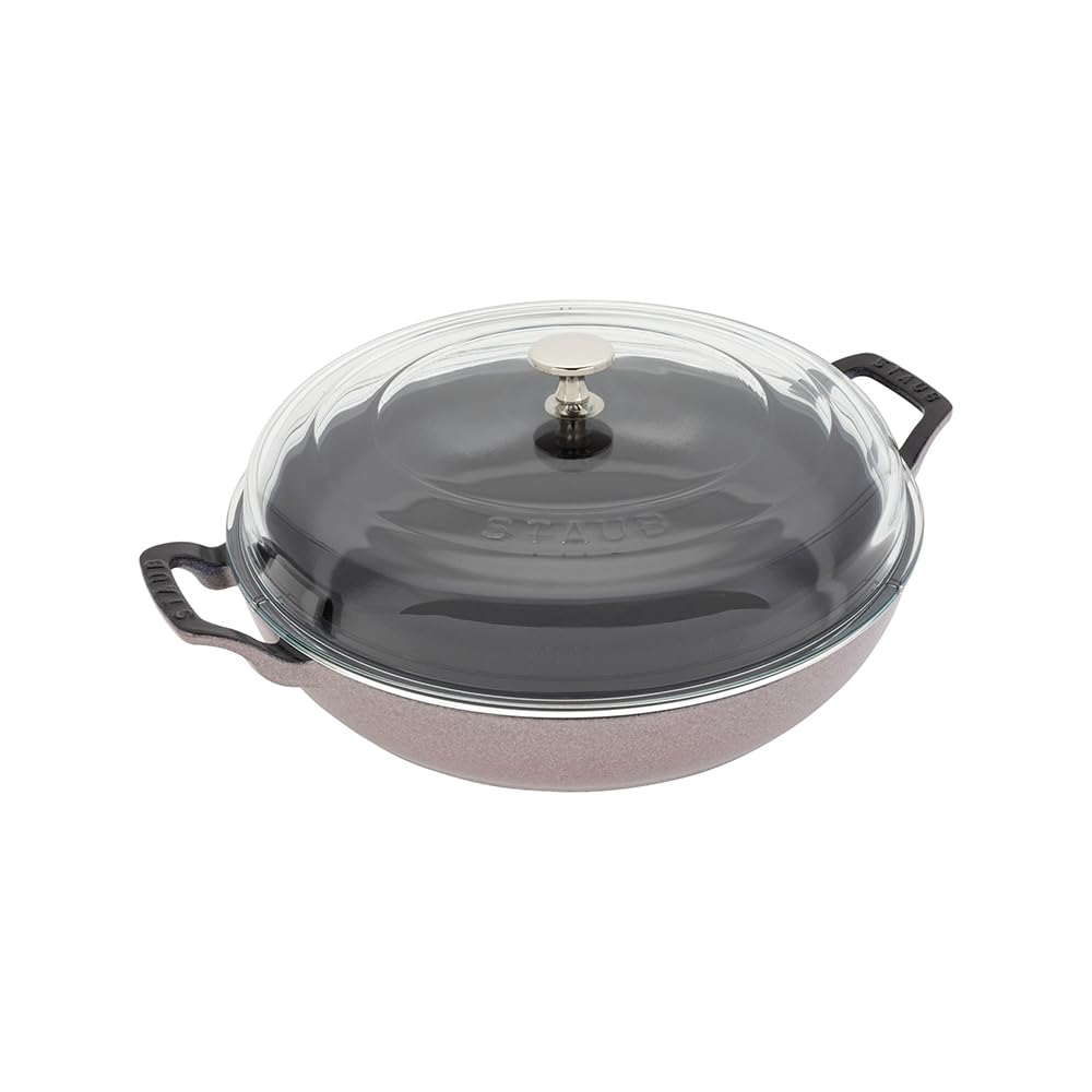 Staub Sote Tenceresi Cam Kapaklı, 30 cm, Kiraz Çiçeği