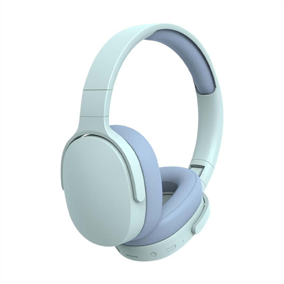 Bluetooth Kulaklık, Kulak Üstü Mikrofon, Küçük Kafa İçin, Kablosuz, 22 Saat Çalma Süresi, Gürültü Önleyici, Katlanabilir, Telefonlar, Ped, Tablet İçin (Mavi)