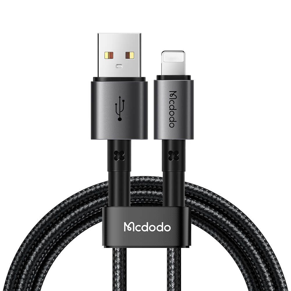 Mcdodo Ca-3580 36W 3A Ipnone Lighting Hızlı Şarj Ve Veri Aktarim Kablosu 1.2M, Siyah