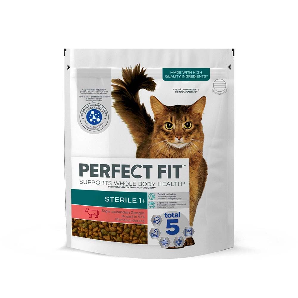 Perfect Fit Kısır Yetişkin Sığırlı Kuru Mama 750G