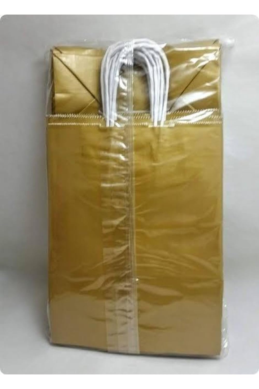 Kağıt Canta Altın Sarısı 15 * 8 * 20 Cm (5 Adet)