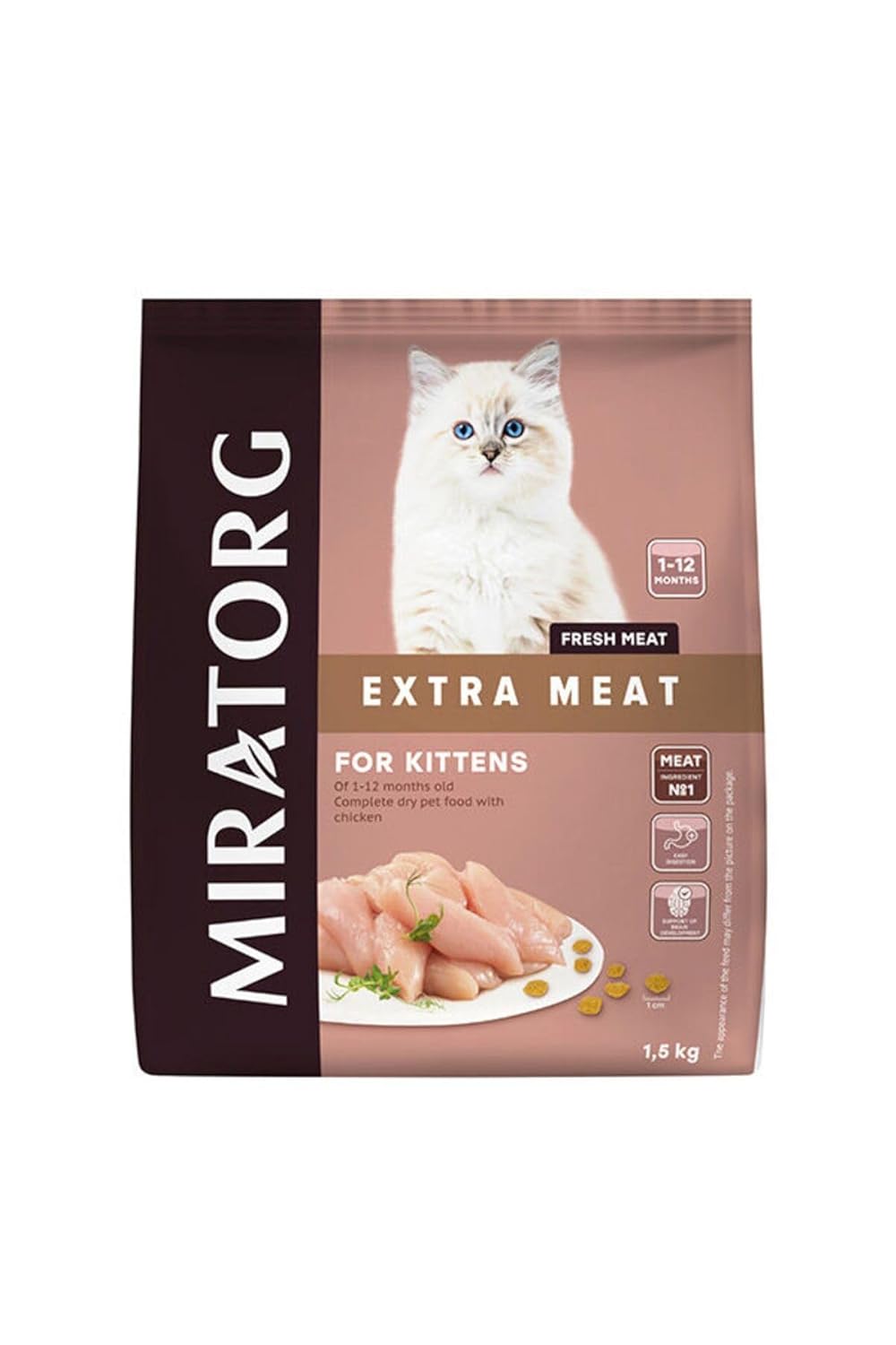 Miratorg Extra Meat Kitten Tavuk Etli Yavru Kedi Maması 1,5 Kg