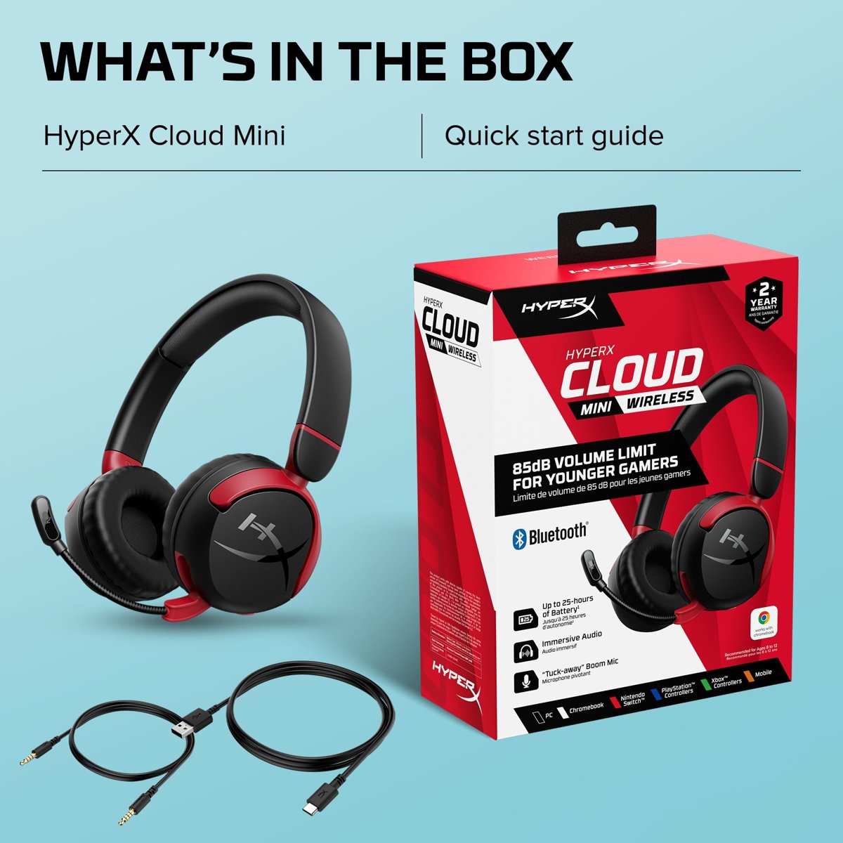 Cloud Mini Çocuk Kablosuz (Siyah)