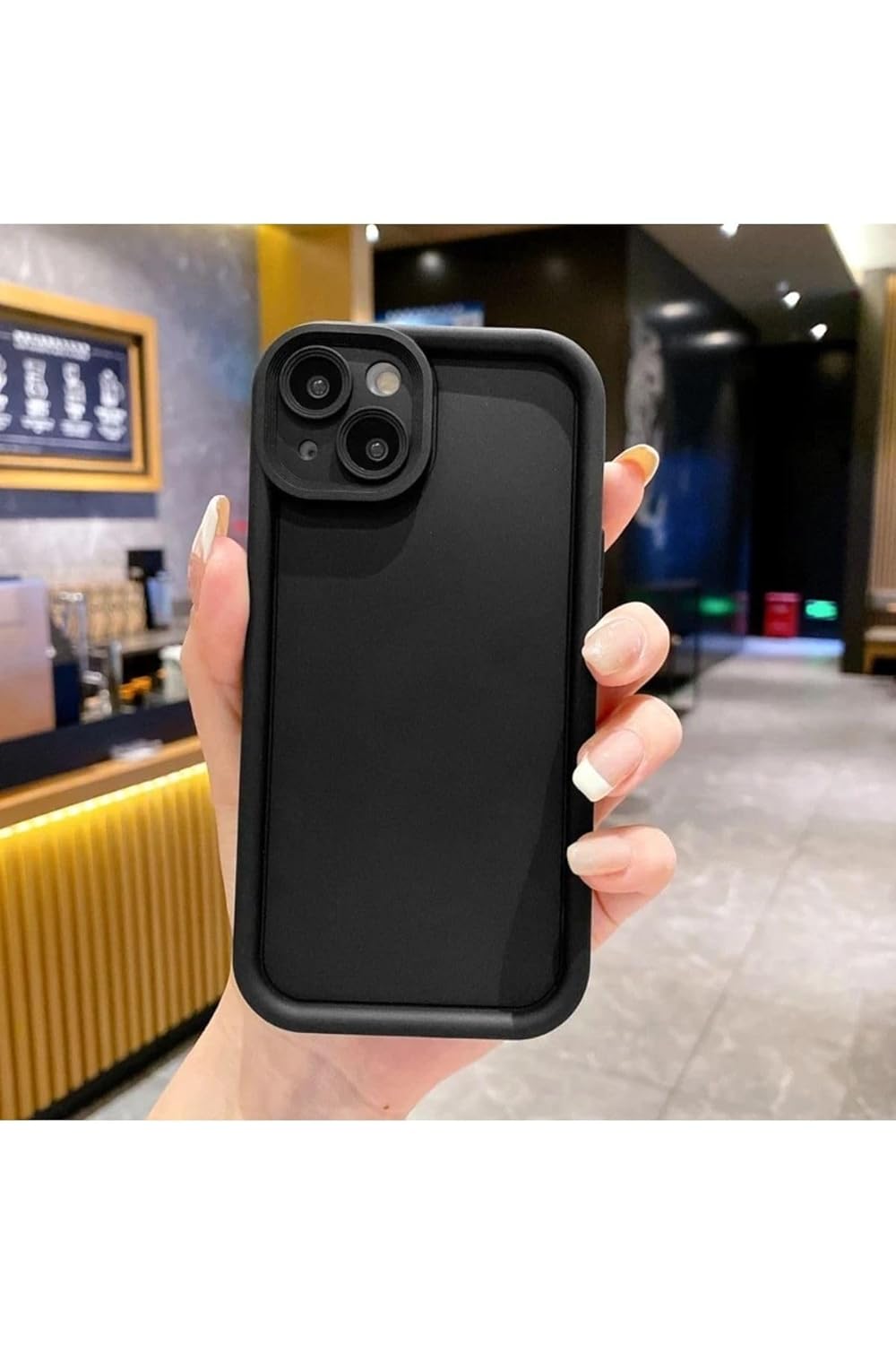 Go Aksesuar Iphone 13 VE 14 ile Uyumlu Darbe Önleyici Mat Lansman Silikon Kılıf