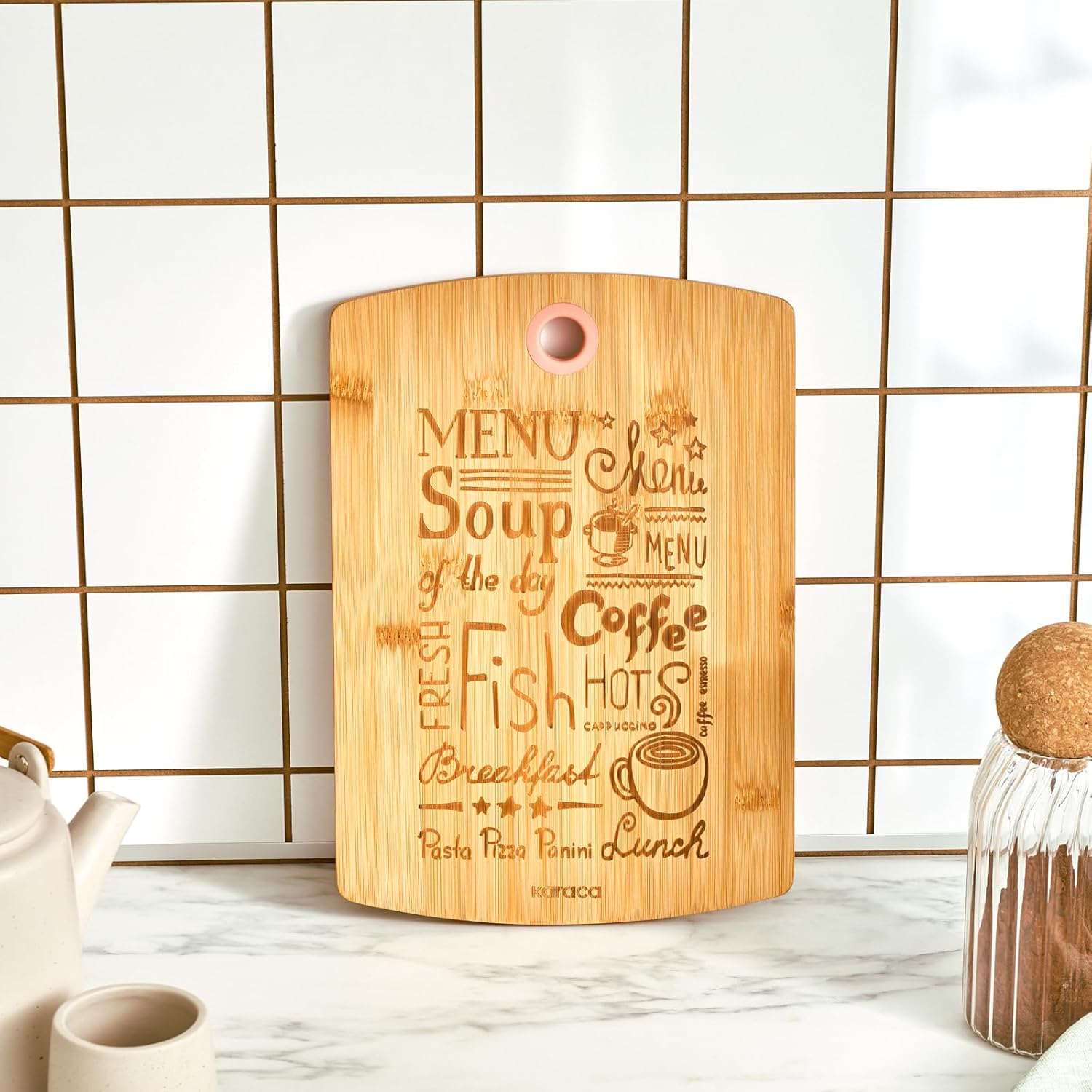 KARACA MOTTOLU KESME TAHTASI