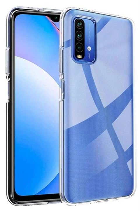 ile uyumlu Şeffaf Clear Silikon Yüksek Kalite Darbeye Dayanıklı Şık Telefon Kılıfı (Xiaomi Redmi 9T / Poco M3)