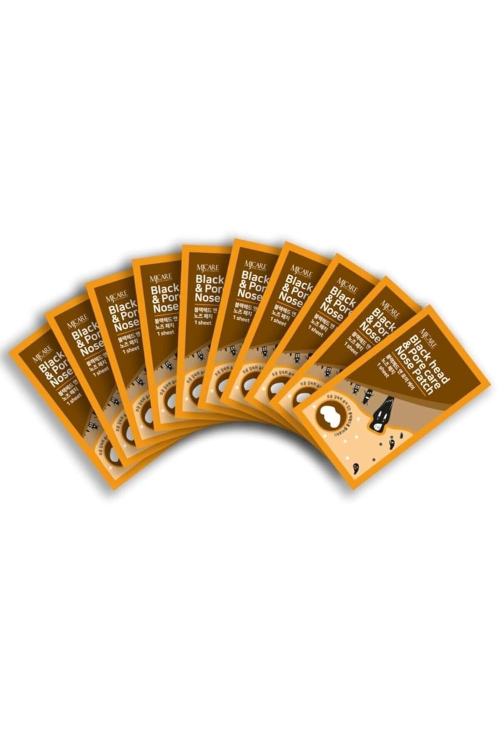 Mjcare Nose Patch Siyah Nokta Ve Gözenek Için Temizleyici Burun Bandı 10'lu