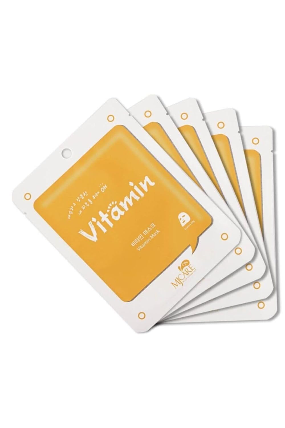Mjcare On Vitamin Mask Vitaminli Yüz Maskesi 5'li