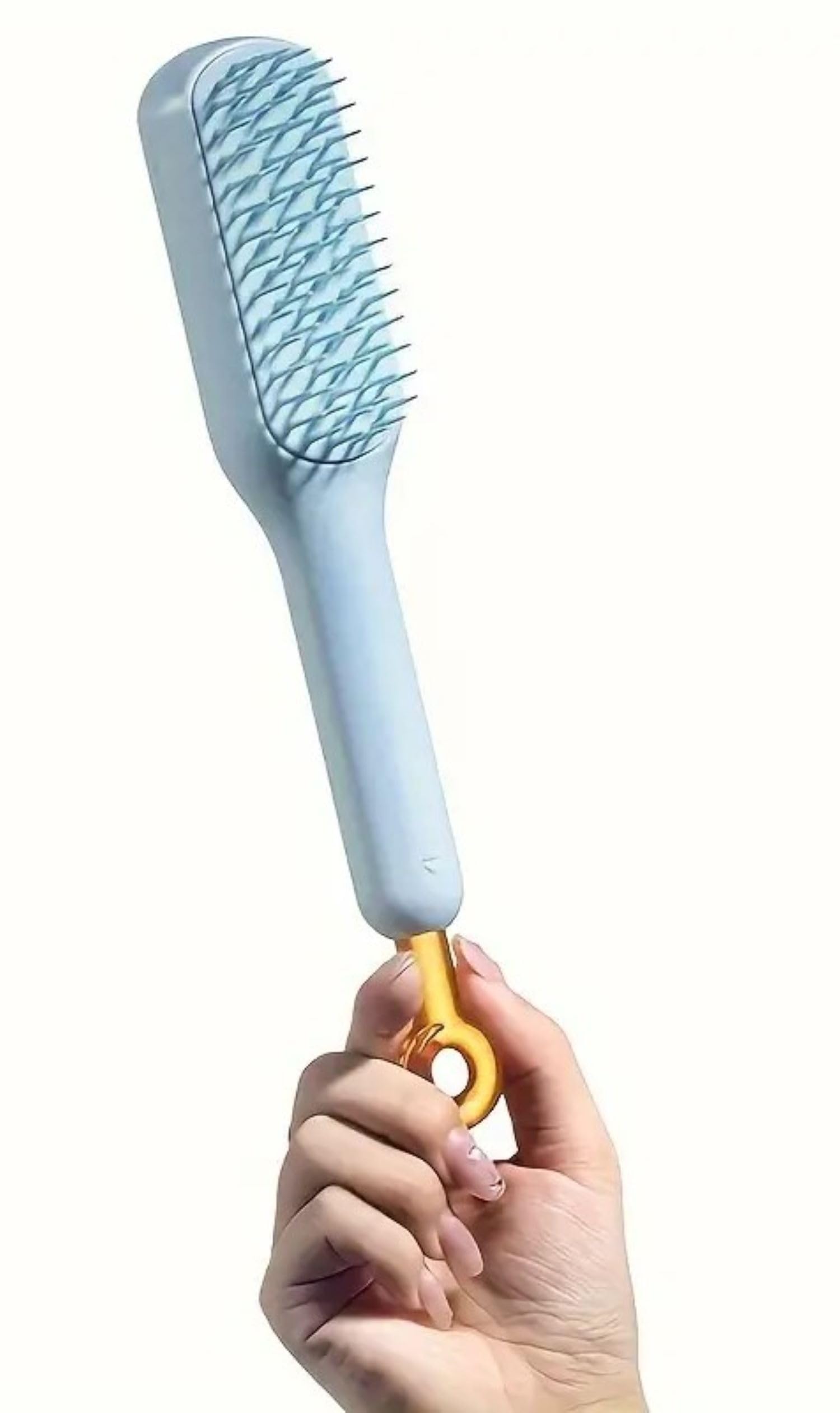 Busstier Aç Kapa Otomatik Temizlenen Kedi Köpek Tarağı, Kolay Temizlik İçin İnovatif Pet Bakım Aracı, Evcil Hayvan Tüyleri İçin Ergonomik Fırça