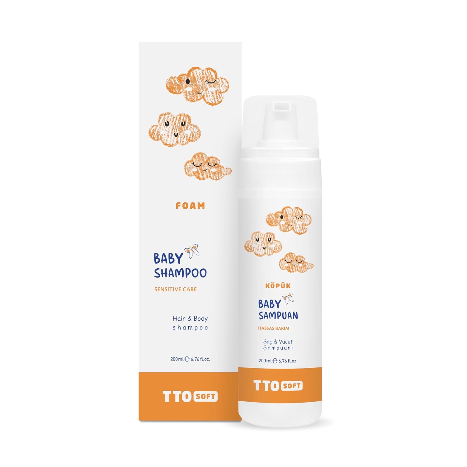 TTO Soft Baby Köpük Şampuan 200 ml