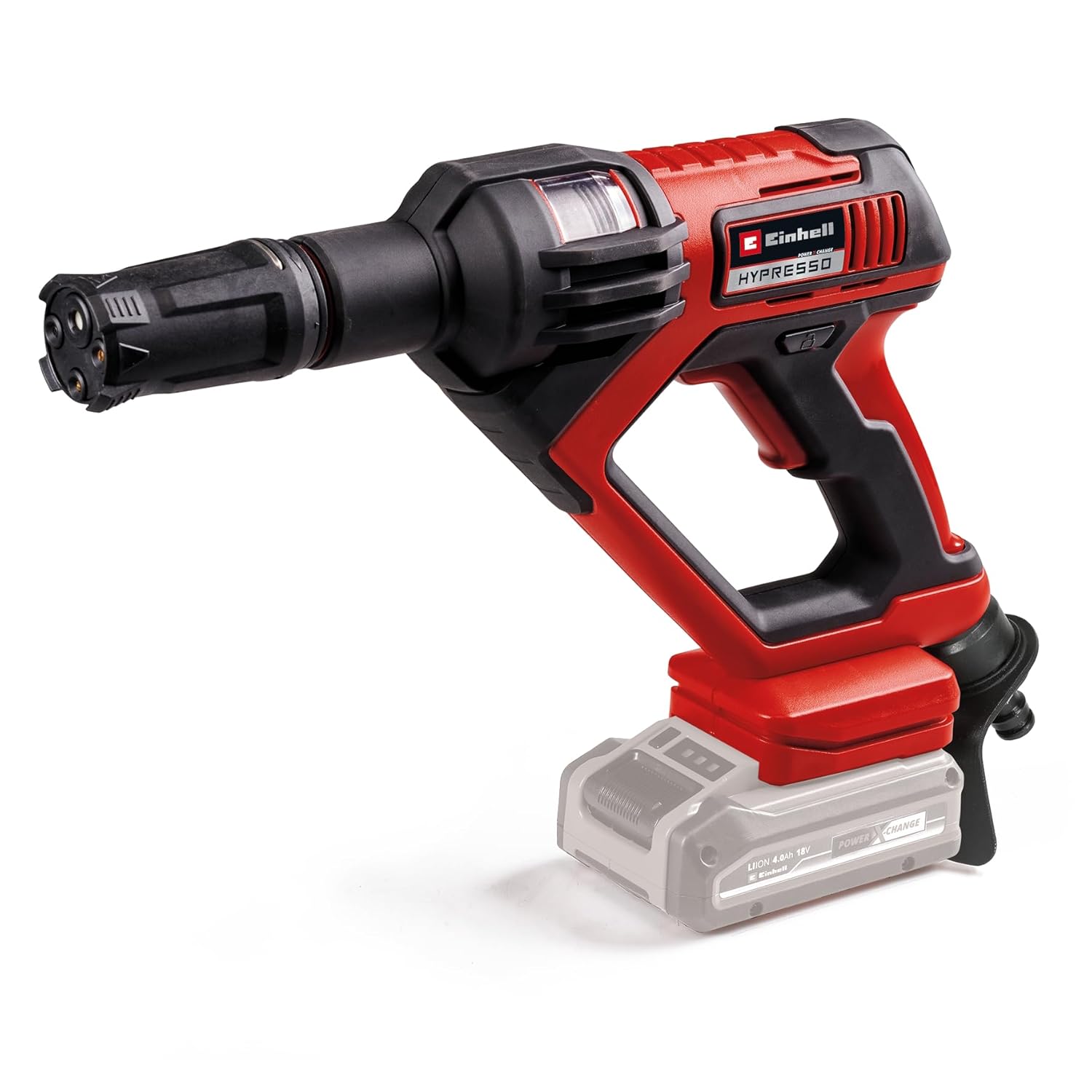 Einhell Akülü Basınçlı Yıkama Tabancası HYPRESSO 18/24-1 Li-Solo Power X-Change (18 V, 24 bar, temizlik ve sulama için, 240 L/saat, aksesuarlar dahil)