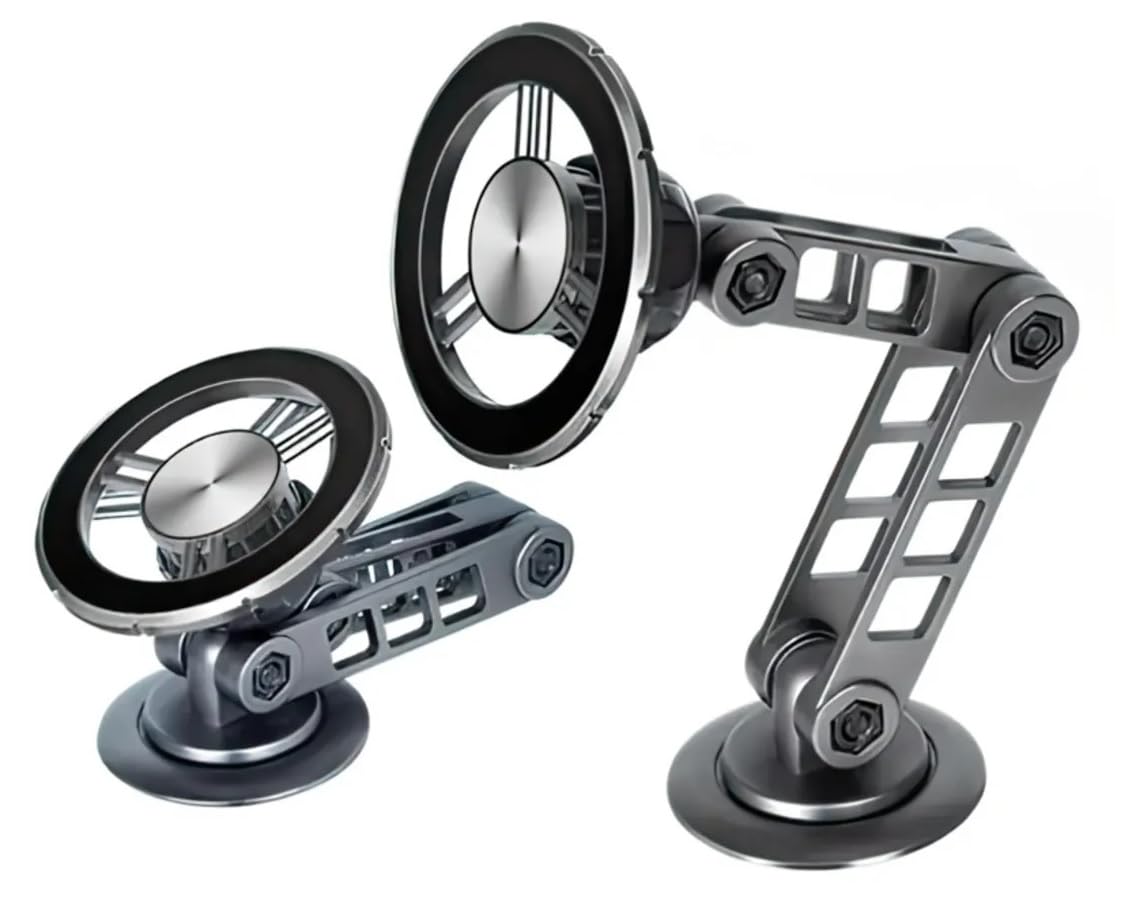 HEARTZ MAGNETİC VE MIKNATISLI ALAŞIMLI İÇERİĞİNDEKİ METAL APARATLARLA TÜM CEP TELEFONLARINA UYUMLU MAGSAFE İLE UYUMLU ARAÇ İÇİ, MASA ÜSTÜ VE HER ZEMİNE UYGUN METAL TELEFON TUTUCU G198