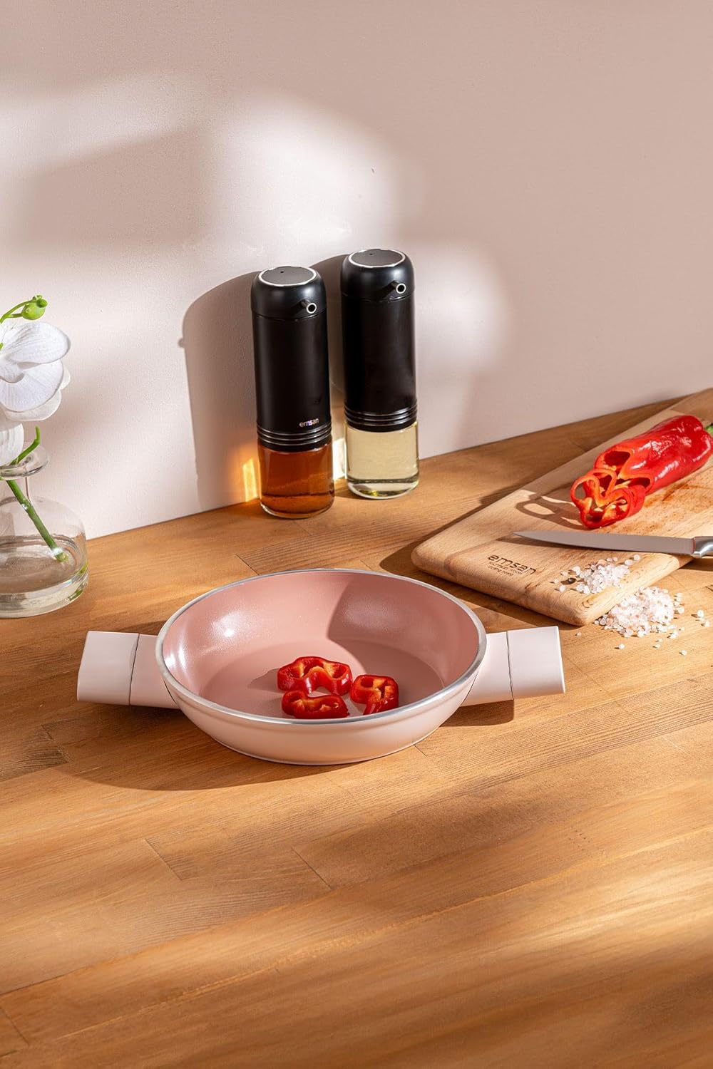 Emsan Swiss Crystal Sahan Pembe 20 cm