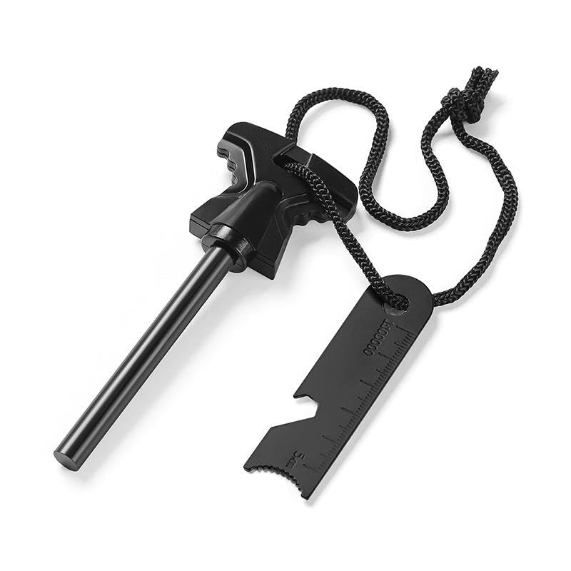 Valkyrie 8mm 8.5cm Magnezyum Ateş Başlatıcı Bar -%100 Katkısız Alüminyum İçermez Fire Starter