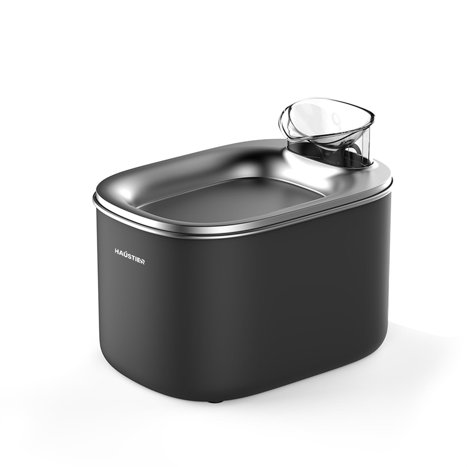 Haustier WF007L Otomatik Kedi Su Sebili,Kedi Su Çeşmesi, Su Şelalesi, Su Pınarı 3.5Lt Geniş Hazne, Bpa Içermez, Ultra Sessiz (Siyah)