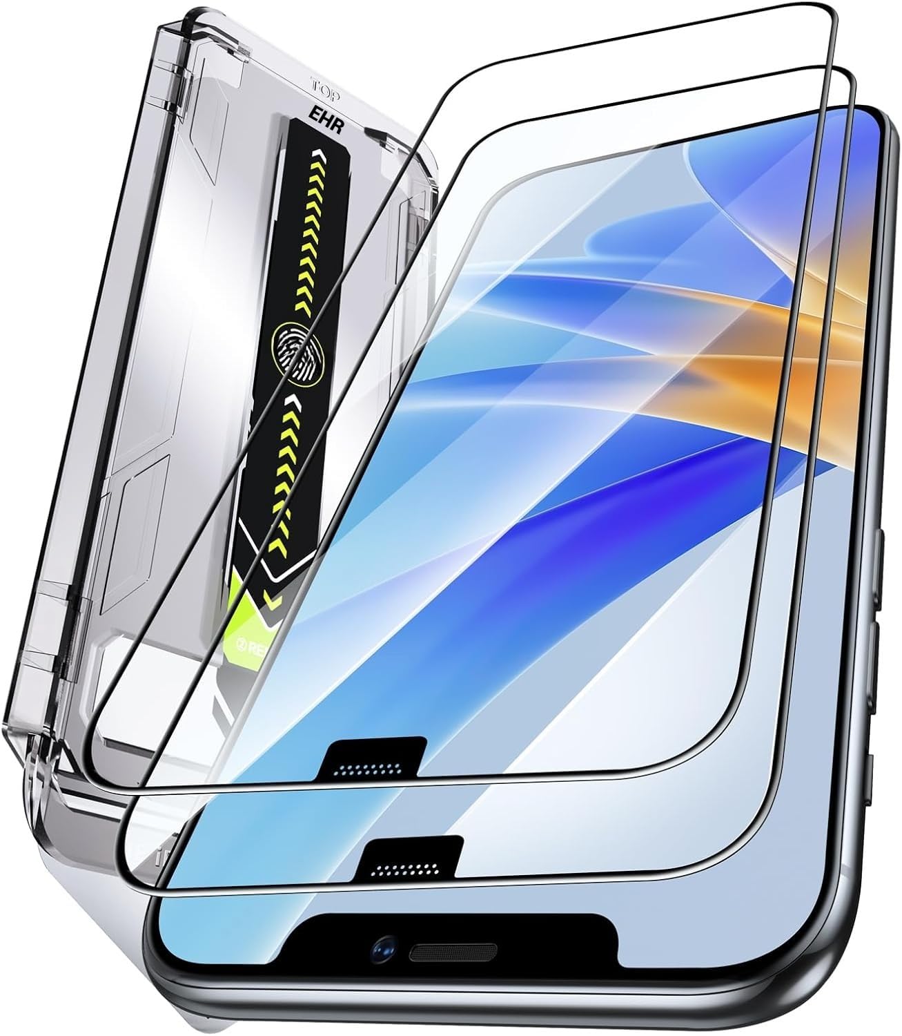 Ehr. iPhone 11 ve iPhone XR ile Uyumlu Darbelere Karşı Maksimum Koruma Sağlayan ve Kolay Uygulama Aparatlı Hiçbir Şekilide Telefonda Toz Bırakmayan Cam (iPhone 11 / iPhone XR)