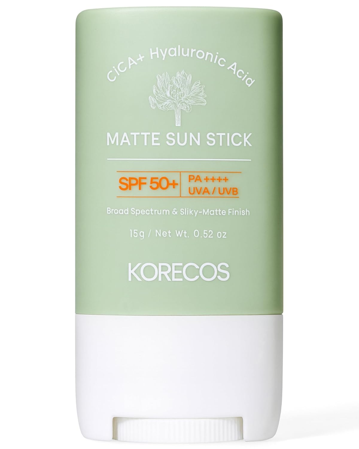 Korecos Matte Sun Stick SPF50+ PA++++ UVA/UVB Mat Bitiş Sağlayan Yüksek Korumalı Stick Formunda Güneş Kremi