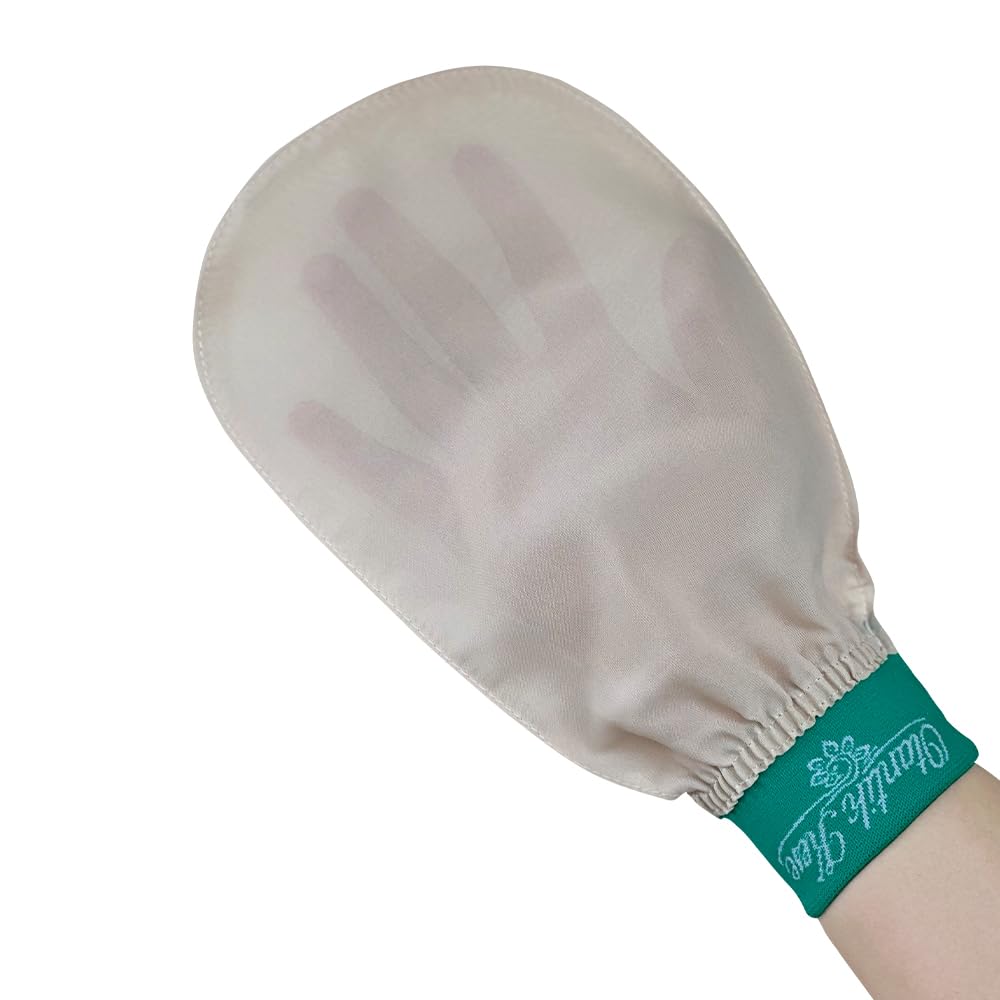 Otantik Kese Banyo Kesesi, Hamam Kesesi, Duş Kesesi, Vücut Kesesi, Bej İpek Banyo Kesesi