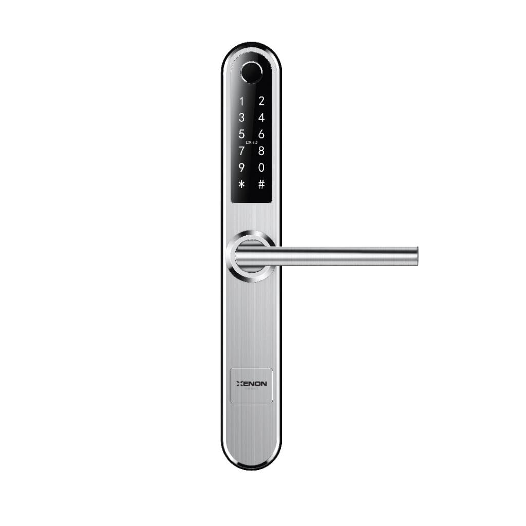 Xenon Smart Akıllı Kapı Kilidi | Parmak İzli Şifreli Bluetooth Gateway Uyumlu Paslanmaz Çelik Gövde (X8057)