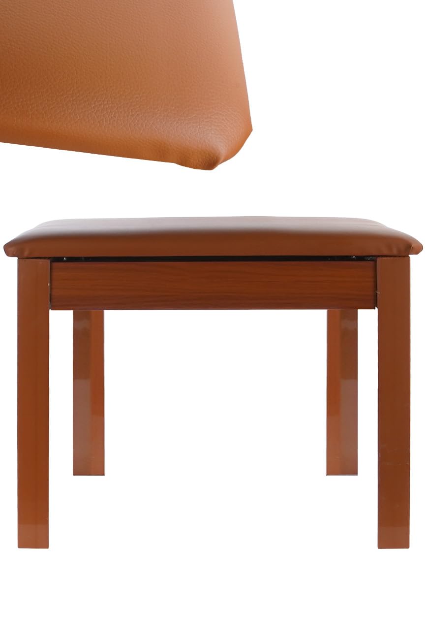 Midex TBX-144OR Üst Kalite Piyano Taburesi Gizli Bölmeli Turuncu Renk (32x54x48)