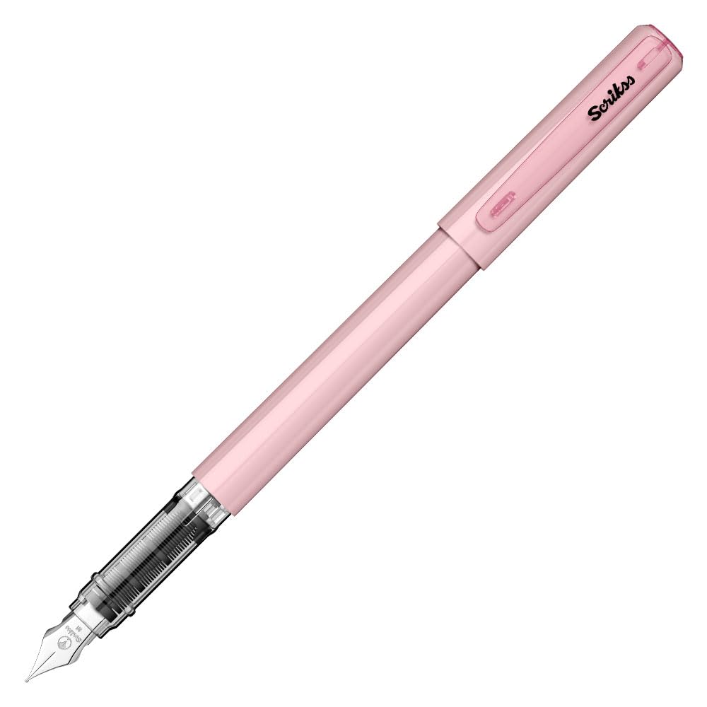 Scrikss Primeo Dolma Kalem, M Uç, Pembe