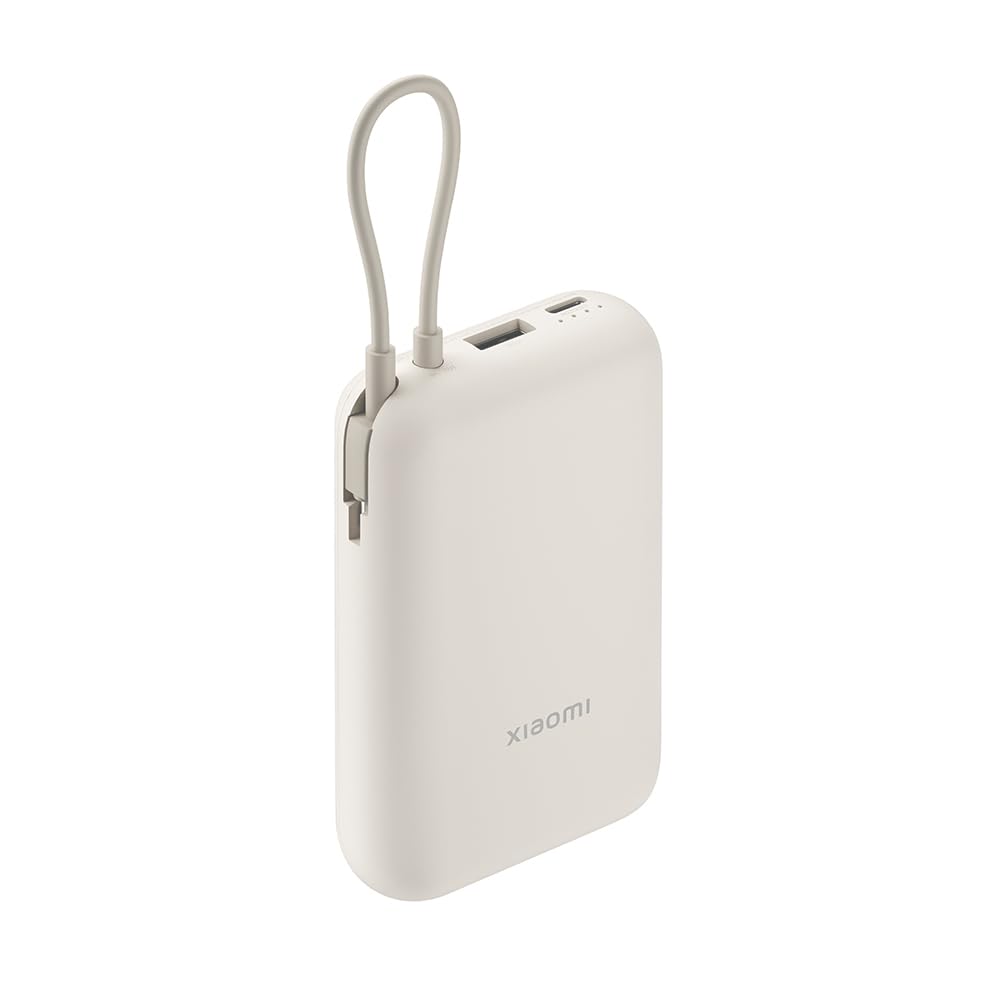 Xiaomi Power Bank 10000mAh (Entegre Kablo) 22.5W Mavi