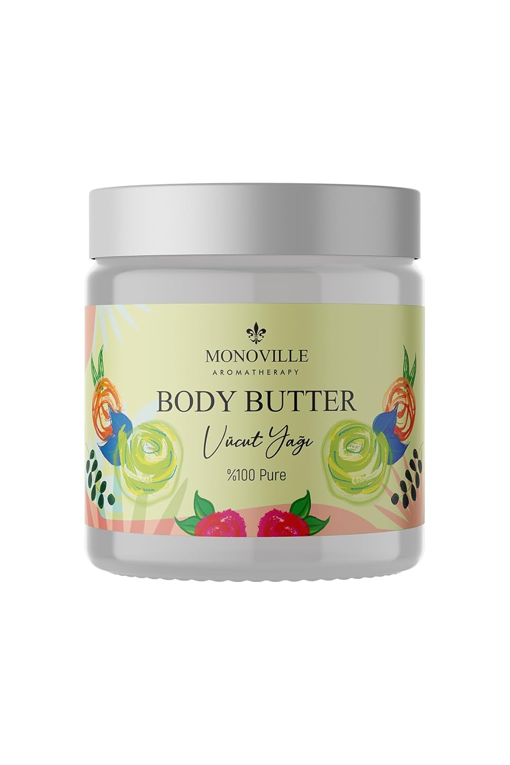 Monoville Body Butter Yoğun Nemlendirici Vücut Yağı 100 ml%100 Doğal