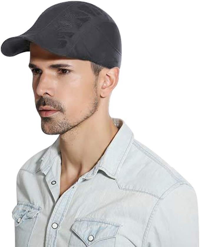 Valkyrie Unisex Yazlık Kasket Şapka Hava Alan Ayarlanabilir Terletmez Kadın Erkek Siyah