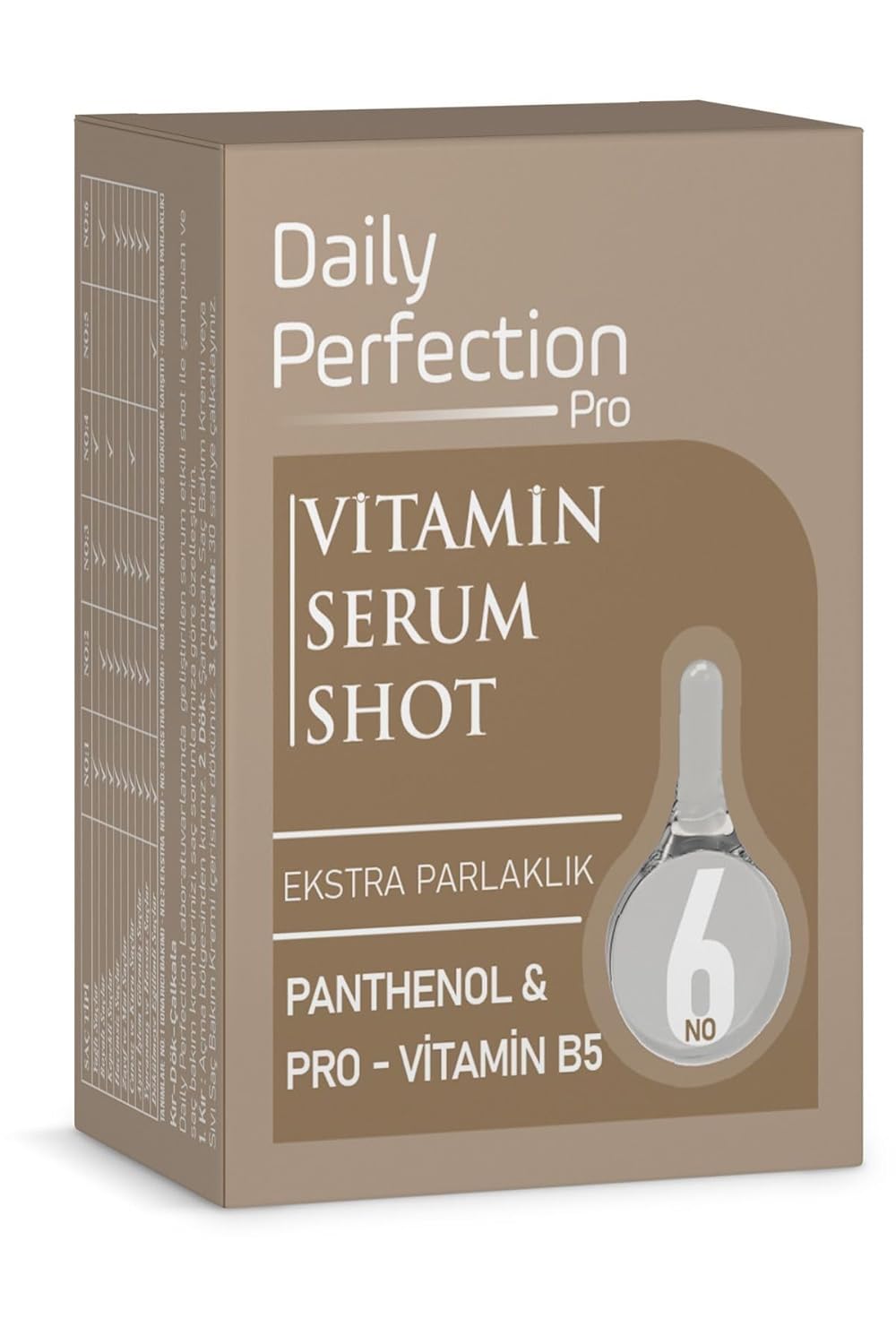 DAILY PERFECTION PRO Vitamin Serum Shot No:6 Ekstra Parlaklık 2X6 Ml