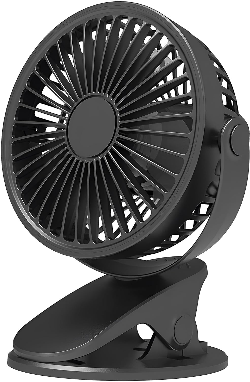 Aksesuarcı Sıkıştırmalı Şarj Edilebilir 3 Kademe Taşınabilir Kıskaçlı Mini Fan Sessiz Vantilatör Soğutma