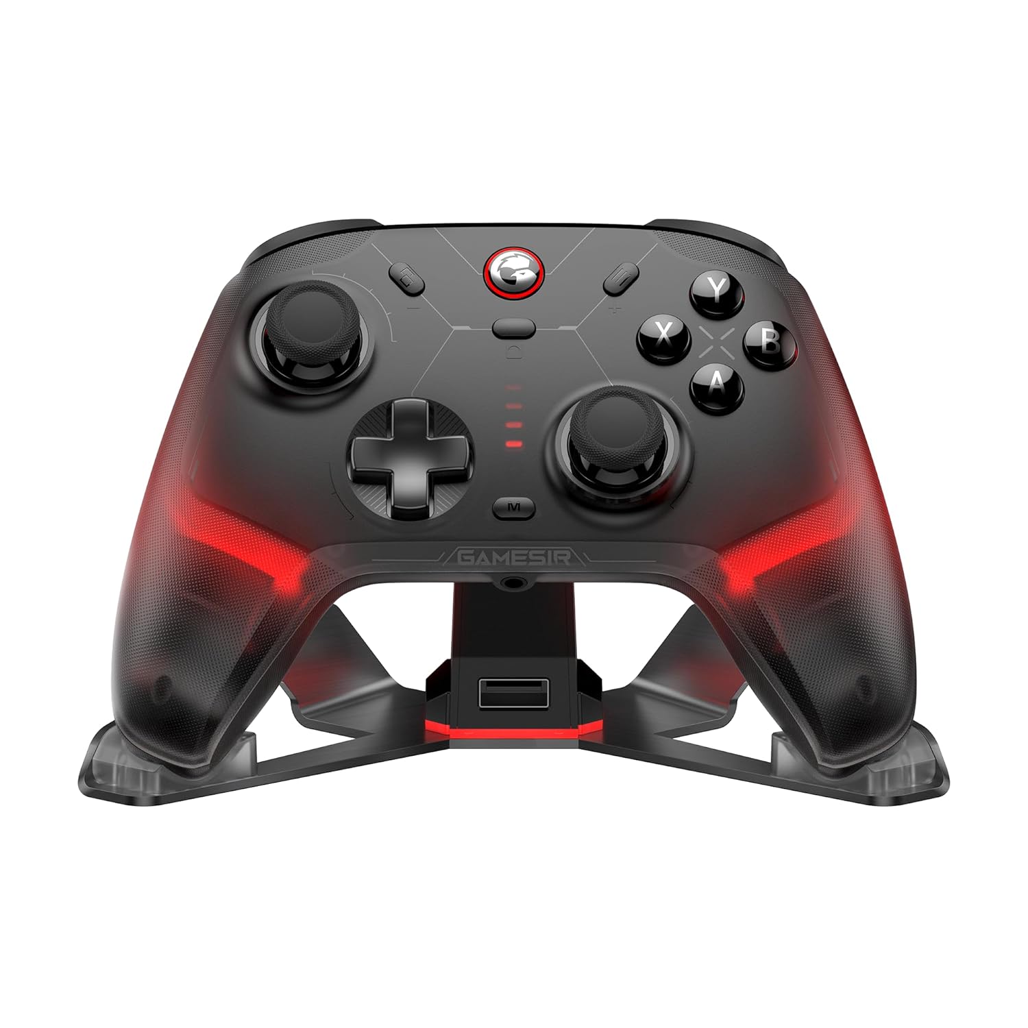 GameSir Cyclone 2 Wireless Controller - 1000Hz Polling Rate, TMR Joysticks, Hall/Micro 2-in-1 Triggers for PC/Switch/Switch 2/Android/iOS, PC Gaming Controller with Charging Dock (Black)