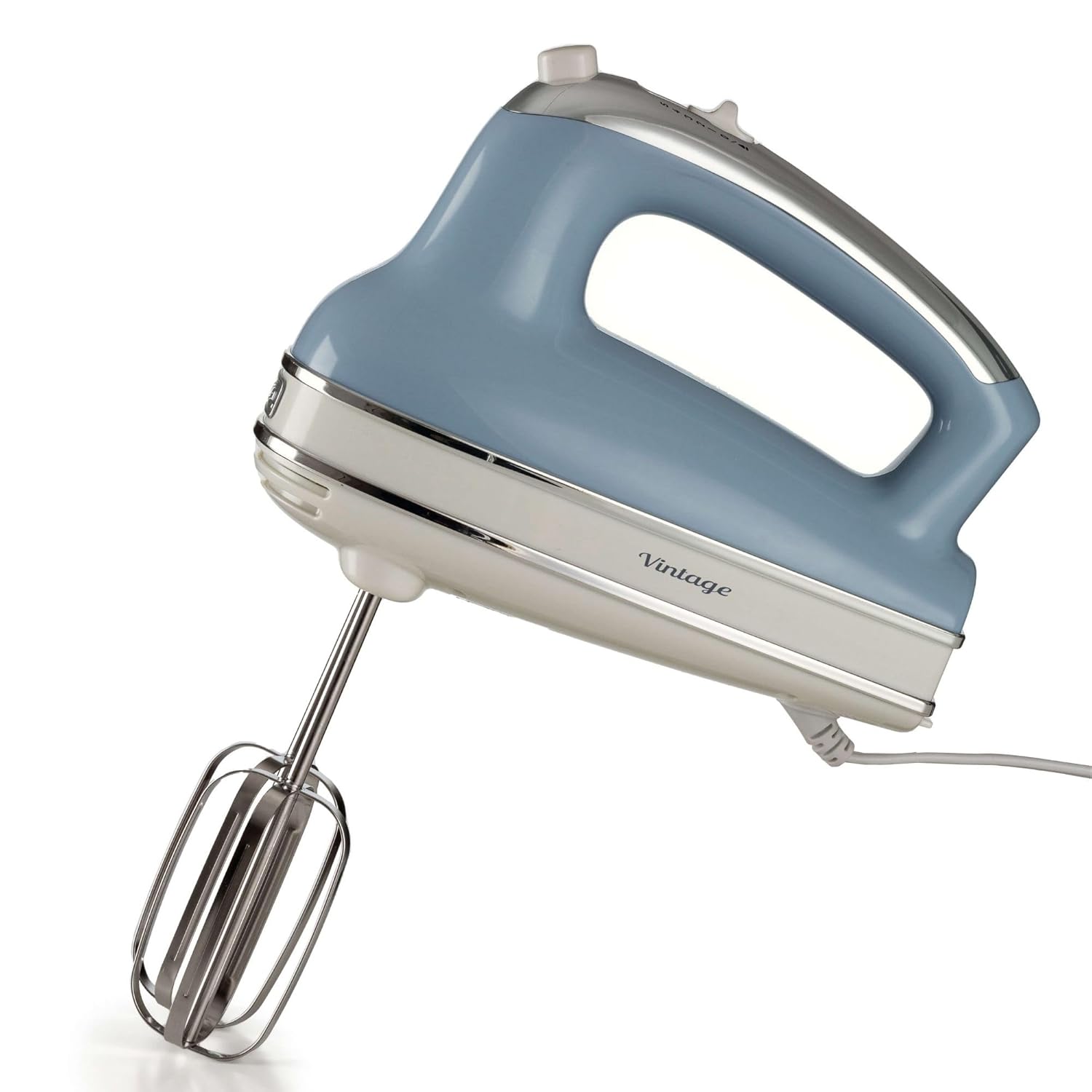 Ariete Vintage El Mikseri Mavi 1548/05-450 Watt, 5 Hız, Çırpma ve Yoğurma Başlıkları, Turbo Fonksiyo