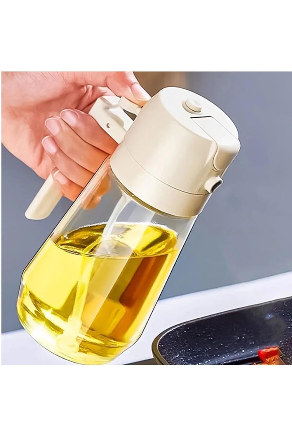 SAFESTORE Çift Fonksiyonlu Cam Yağlık ve Sprey, Püskürtme Özellikli