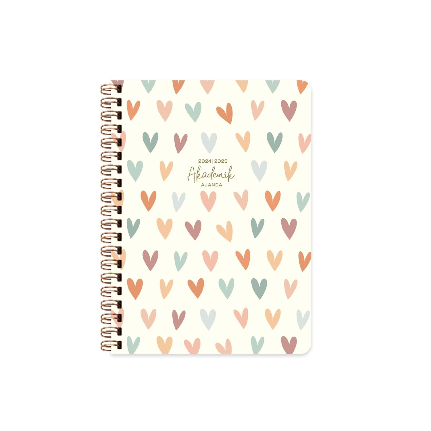 Keskin Color 16 * 23 Spiralli Akademik Ajanda - Kalp