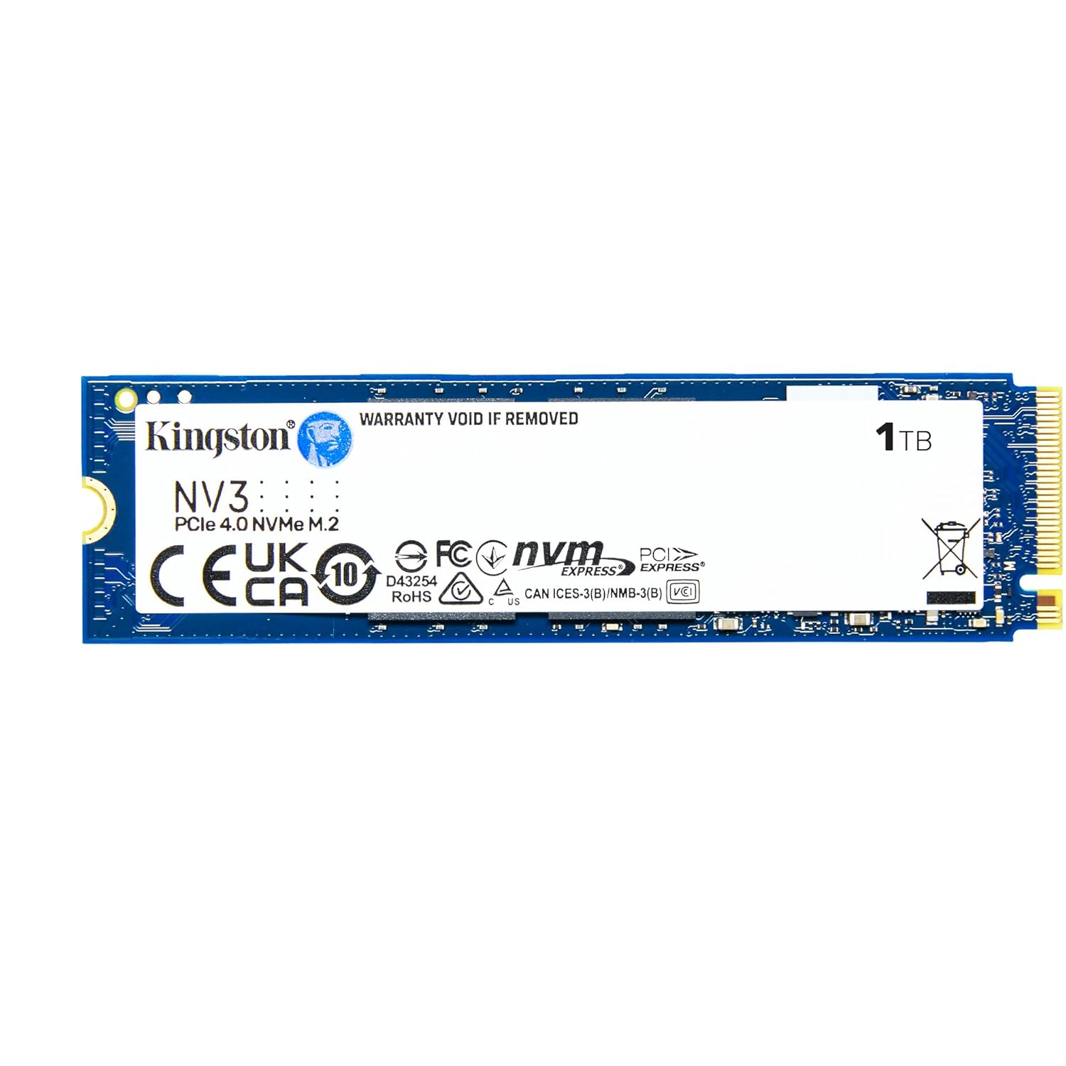 Kingston NV3 1TB PCI-Express 4.0 M.2 6000/4000 Mb/s SSD Bellek SNV3S/1000G