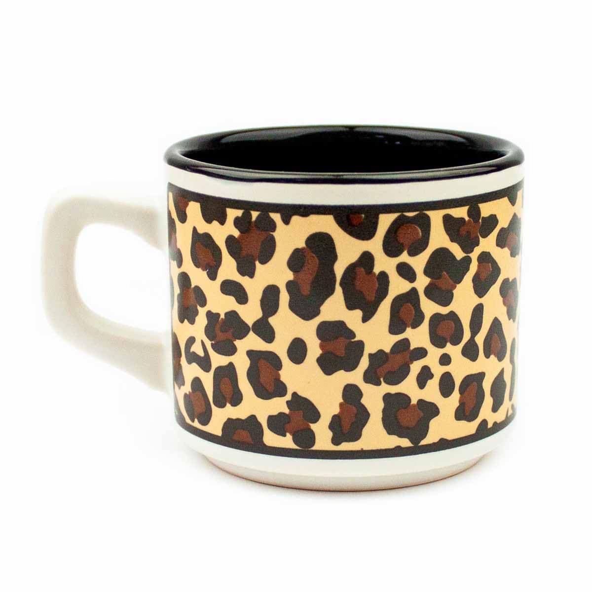 PALTO TASARIM Leopar Desen Sarmal Tasarımlı Venüs Kupa - Hediye Seramik Kupa