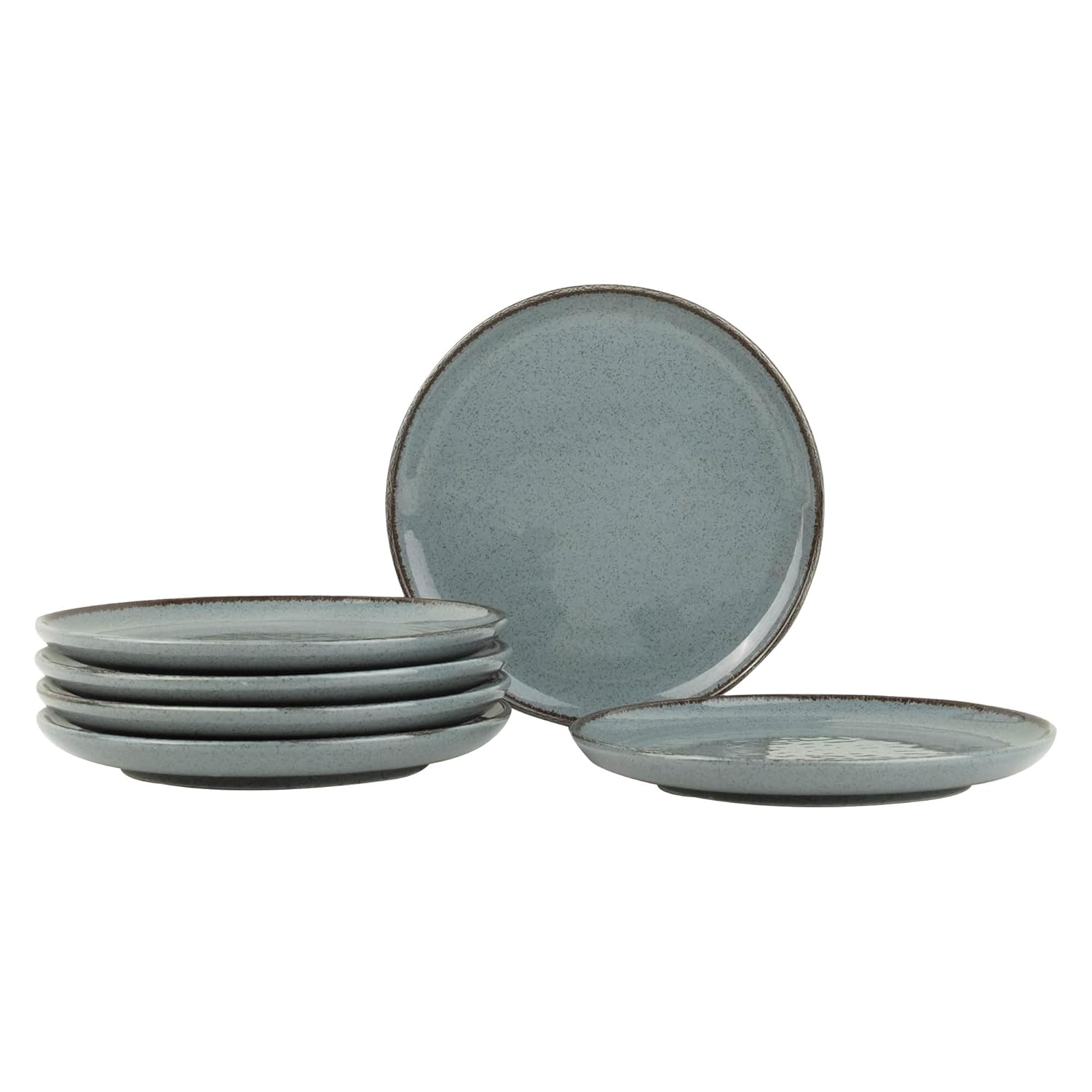 Kütahya Porselen Moderna 6 Parça 15cm Pasta Tabağı Mavı