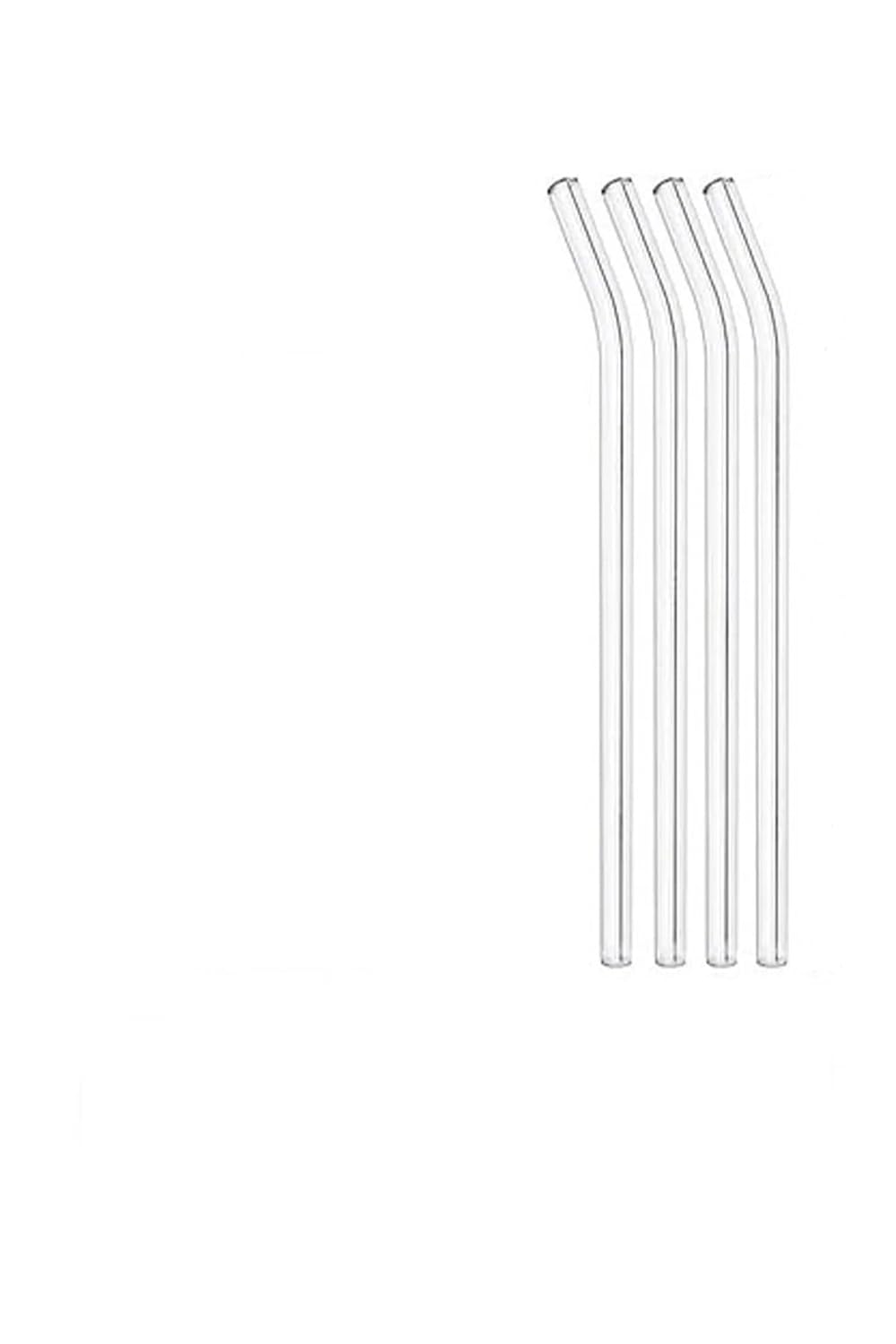 4 Adet Şeffaf Cam Pipet -eğimli Cam Pipet