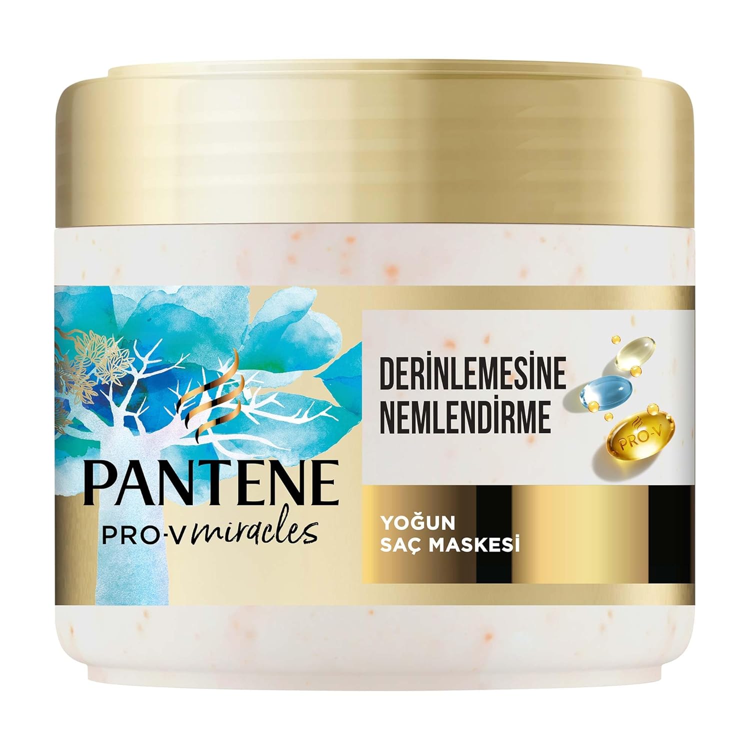 PANTENE PRO-V Miracles Hydra Glow Nemlendirici Maske Kuru Saçlar için 300 ml