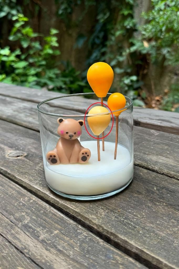 Rufus Concept Balon Elips Orta Boy Silikon Mum Kalıbı