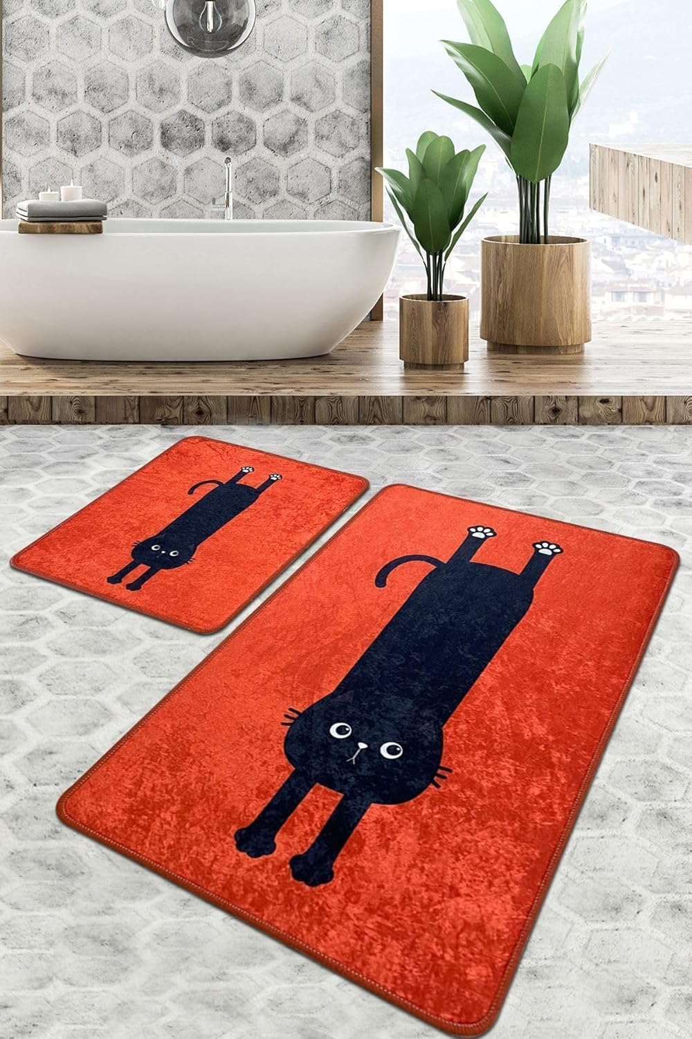Chilai Comfort Banyo Halısı Djt 2li Set Banyo Paspası Kaymaz Tabanlı Klozet Takımı