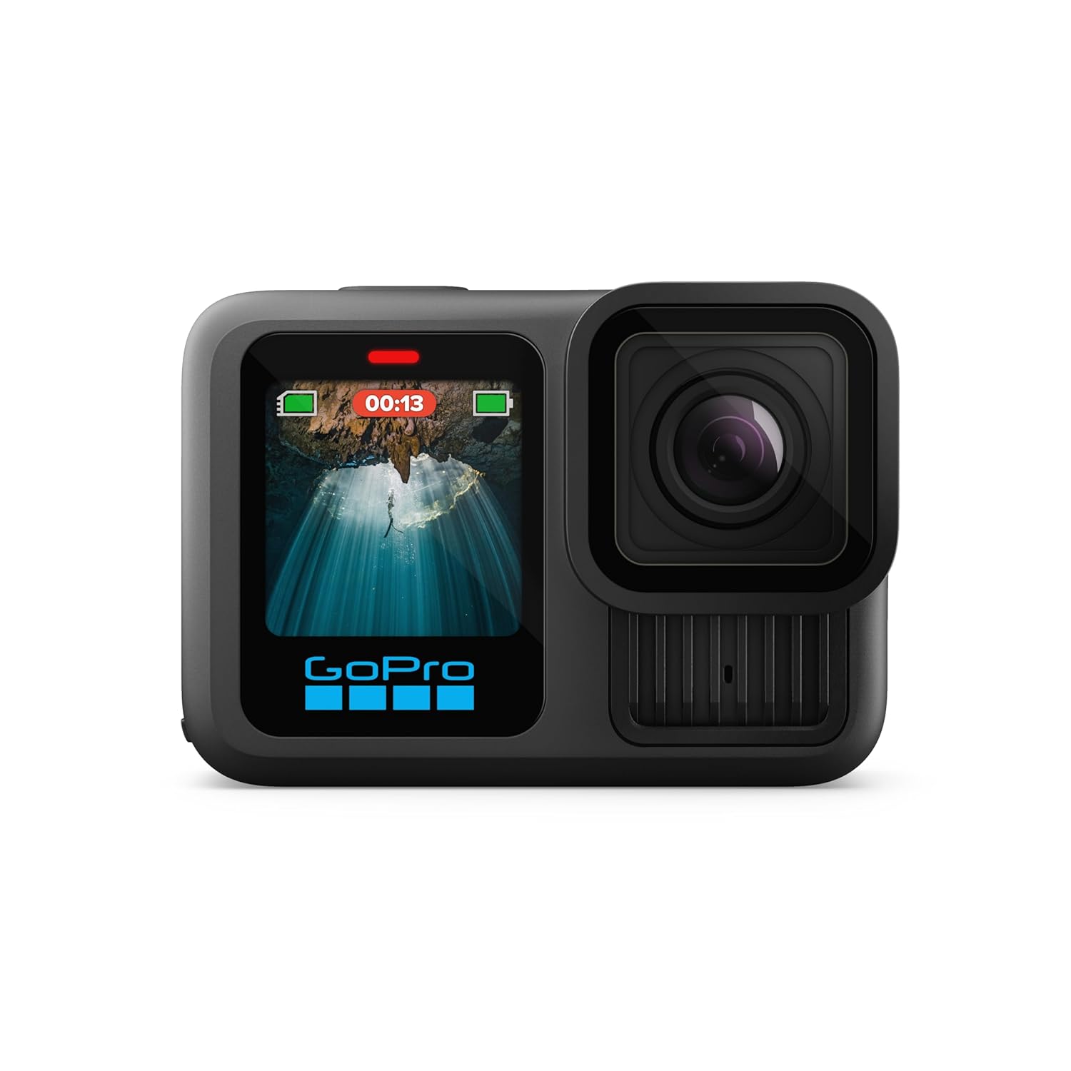 GoPro HERO13 Siyah - 5.3K60 Video, 27MP Fotoğraf + HB Serisi Lenslerle Uyumluluk ile Su Geçirmez Aksiyon Kamerası