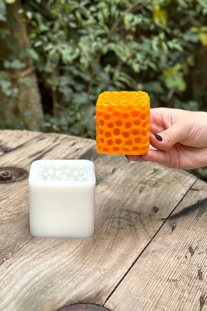 Rufus Concept Sünger Küp Mum Kalıbı (Silikon) (1 Adet)