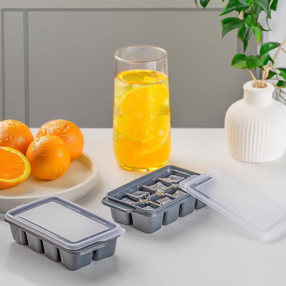 FETHİYE TOPTAN Mini Yapışmaz Silikon 2 Adet Bas Çıkar Buz Kalıbı- Silikon Buz Kalıbı Buzluk Bpa Içermez