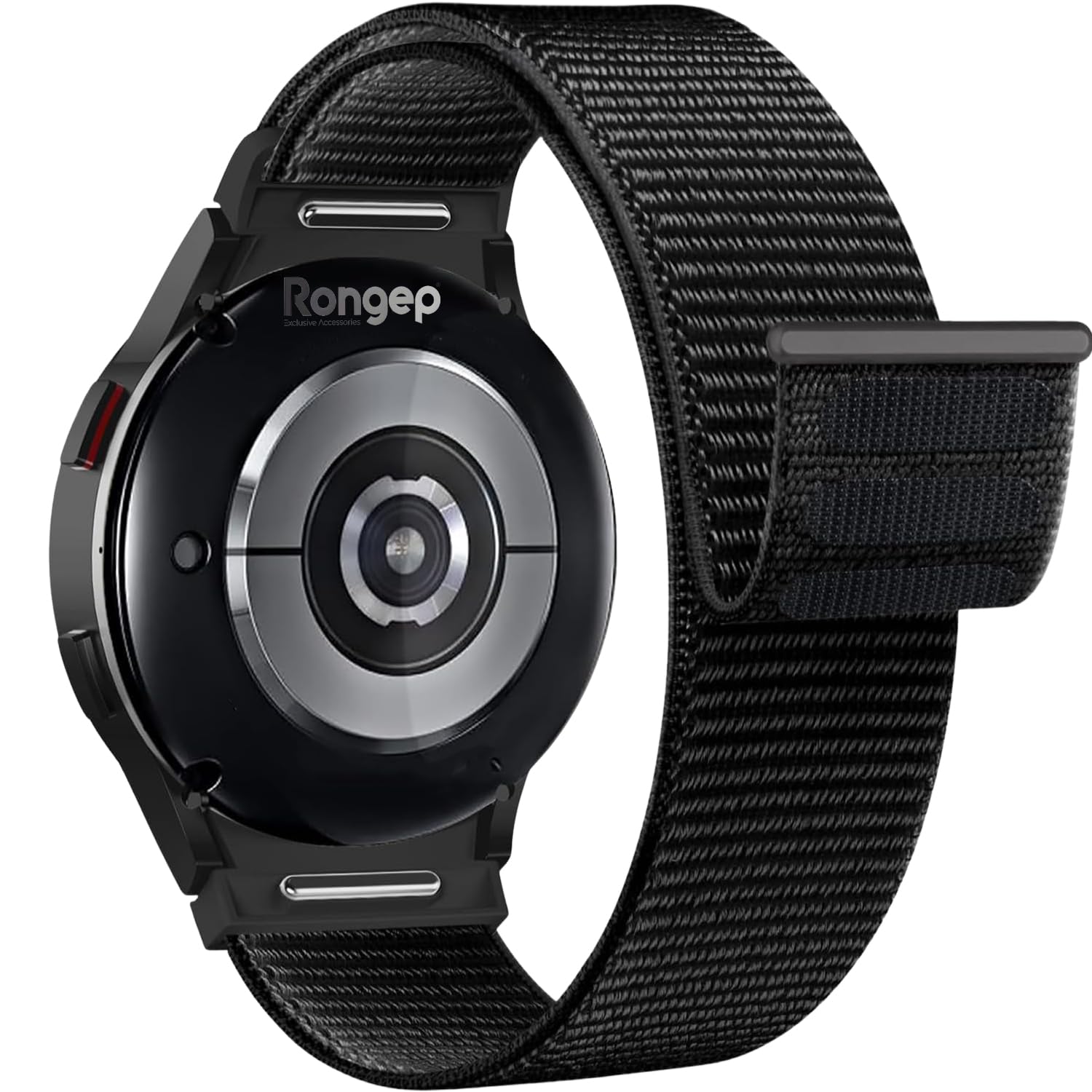 Rongep Yeni Nesil Bağlantılı 20mm Hasırlı Kumaş Kordon Samsung Uyumlu Galaxy Watch FE/7/6/5/4 Serisi İçin Konforlu Kayış (40mm/44mm) Watch 6/4 Classic (47/43/42mm) ve Watch 5 Pro 45mm Uyumlu