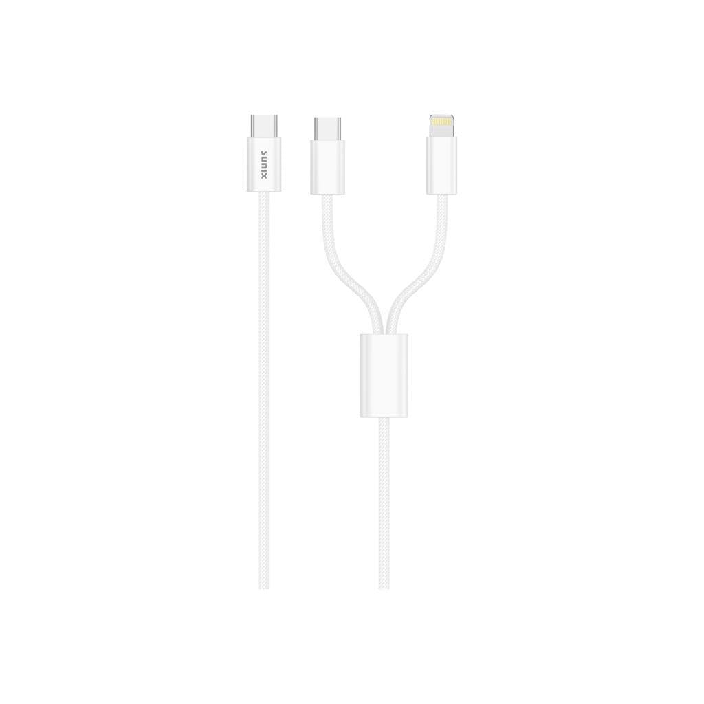 Sunix 2in1 Usb-C Data ve Şarj Kablosu IP12