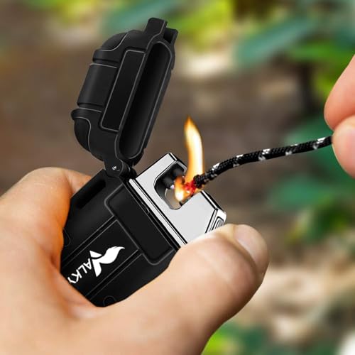 Valkyrie Su Geçirmez Şarjlı USB Çakmak Çift Ark Gazsız Plazma Elektrikli Alevsiz Çakmak Siyah