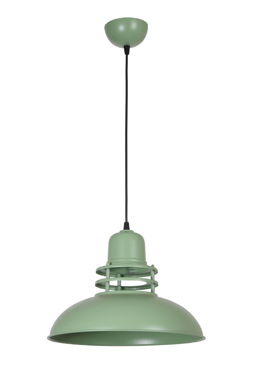 Fer Avize Fener Modern Tasarım Sıvama Sarkıt Metal Yeşil Sarkıt Renk Cafe - Mutfak Tekli Avize