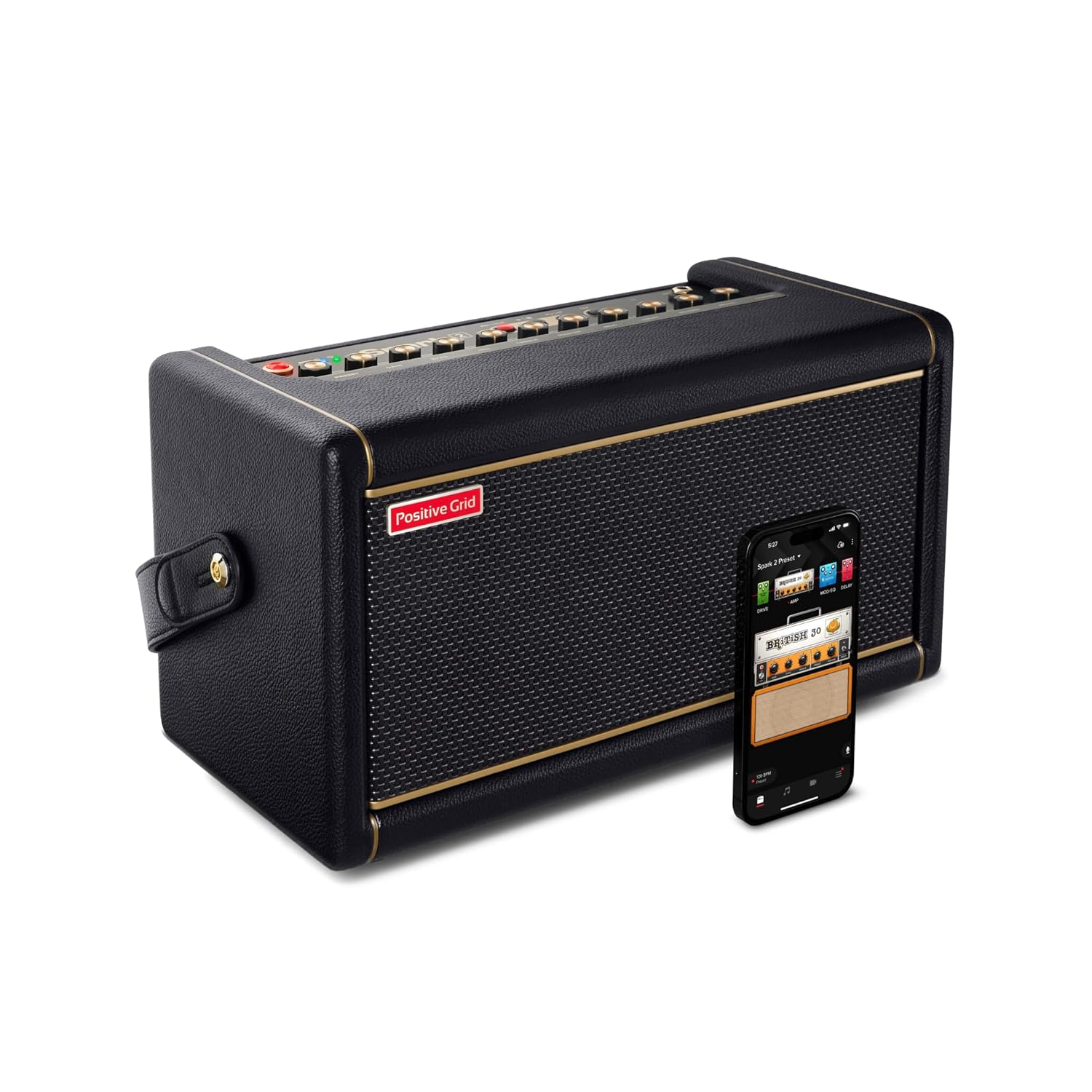 Positive Grid Spark 2 50W Akıllı Gitar Pratik Amp ve Bluetooth Hoparlör, Dahili Looper, AI Özellikleri ve Elektrik, Akustik ve Bas Gitar için Akıllı Uygulama